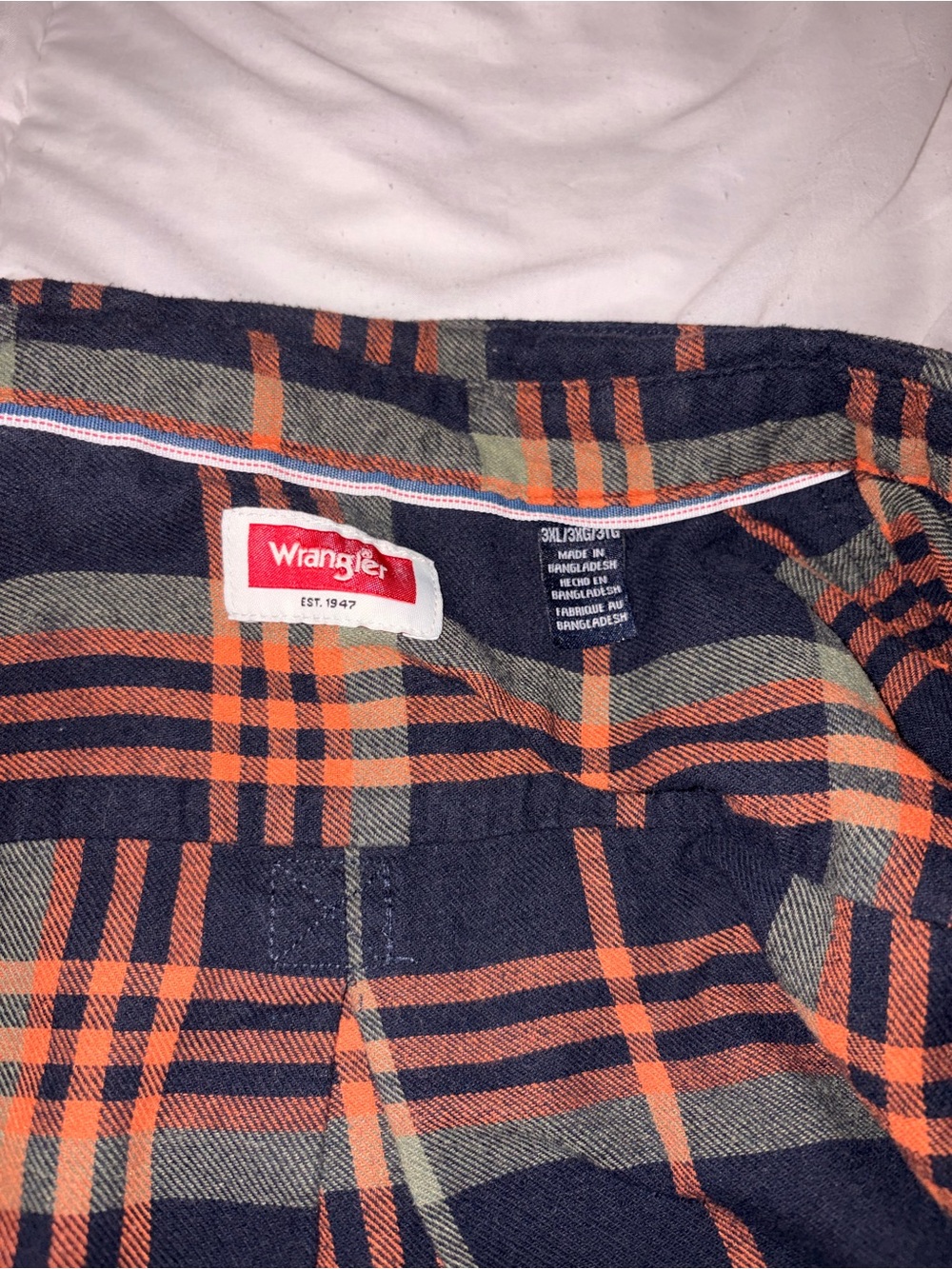 Oversized wrangler flannel